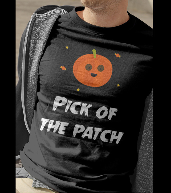 Pick Of The Patch Pumpkin Halloween Stars T-Shirt