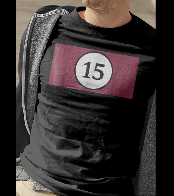 Pool 15 Ball Number Halloween Costume Group T-Shirt