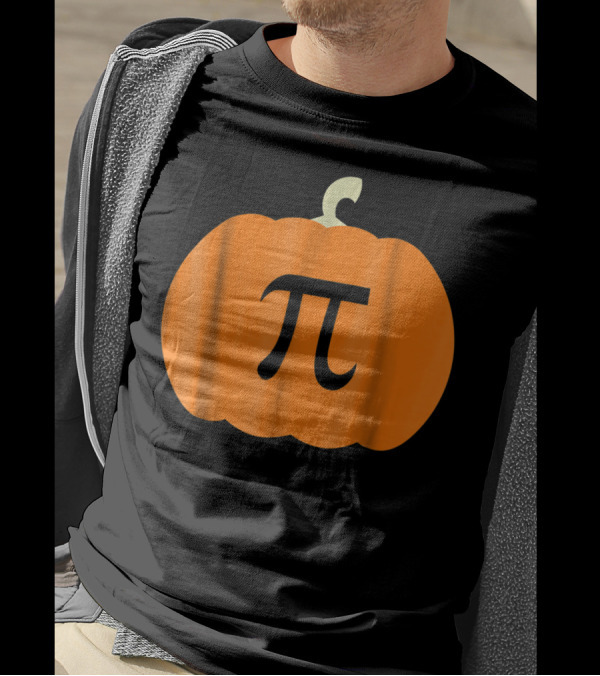 Pumpkin Pi Math Halloween T-Shirt