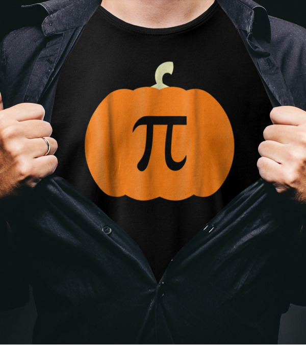 Pumpkin Pi Math Halloween T-Shirt