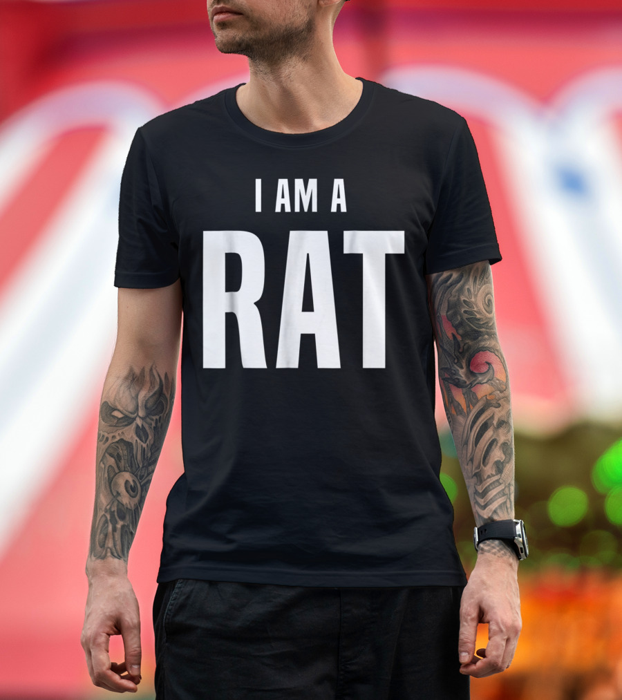 I Am A Rat Costume Easy Simple Halloween T-Shirt