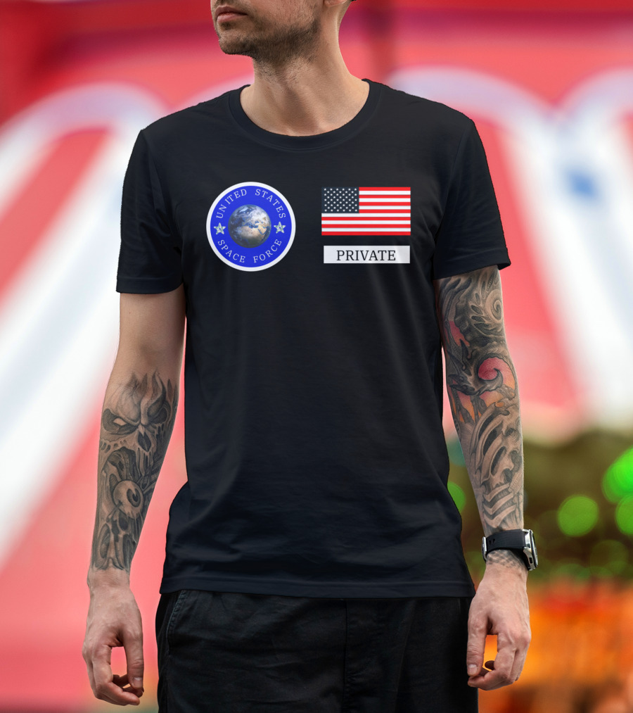 United States Space Force Private Halloween Costume T-Shirt