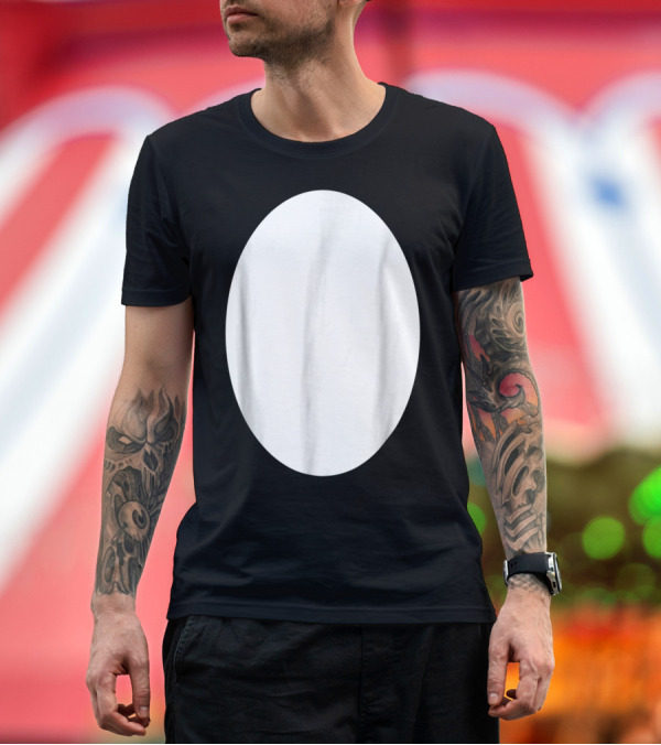 Premium T-Shirt: Wolf Panda Or Dog Grey Stomach T-Shirt Wolf Panda Or Dog Grey Stomach T-Shirt