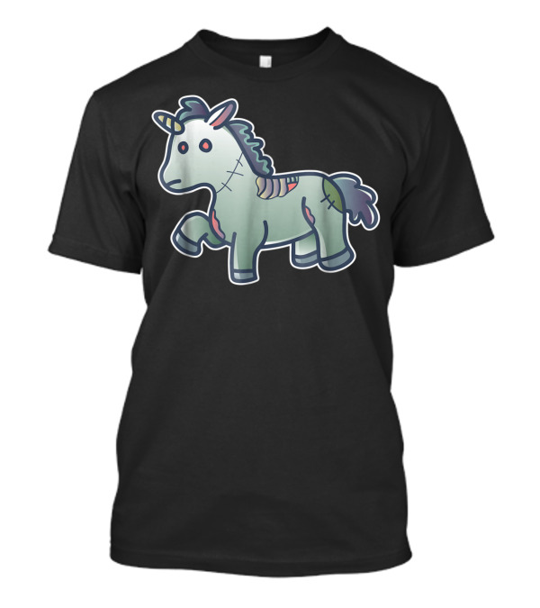 Zombiecorn Magical Evil Unicorn Character T-Shirt