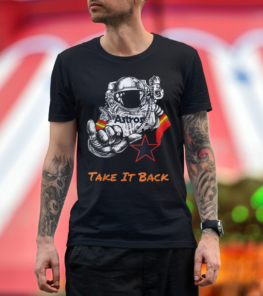 Astros Take It Back Astronaut Star T-Shirt