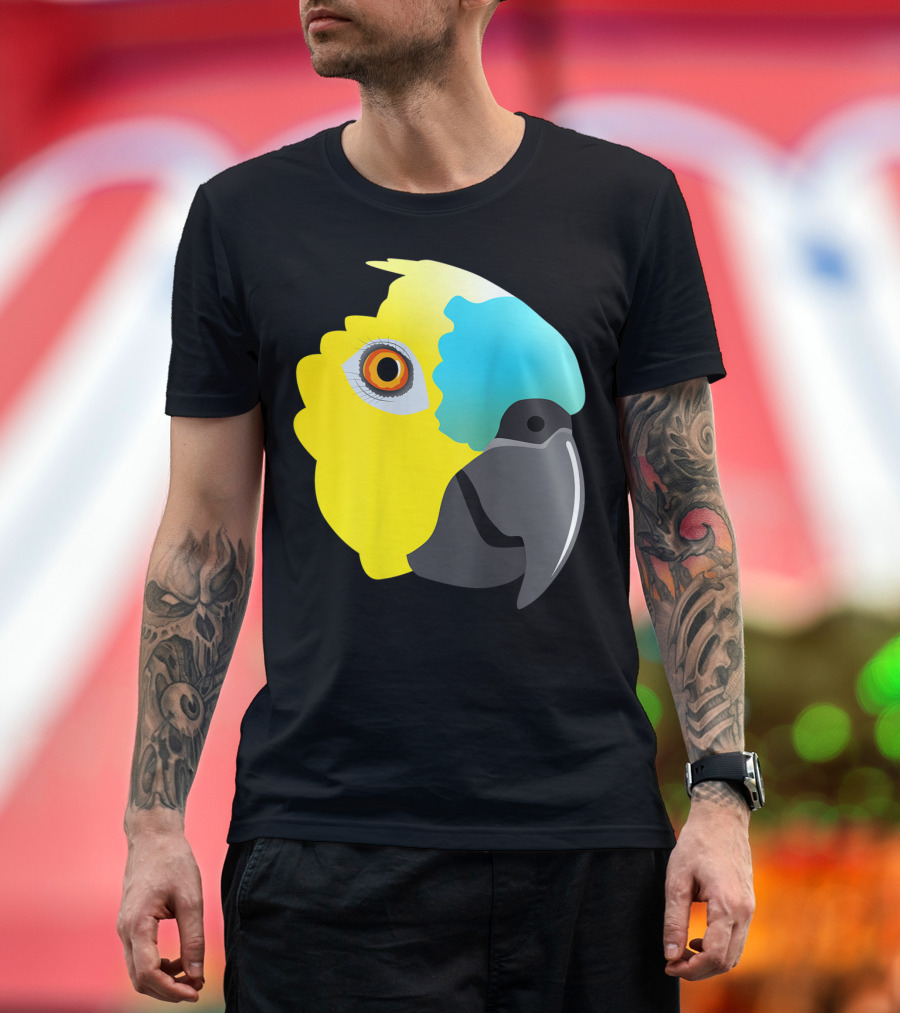 Bluefronted Amazon Parrot Head T-Shirt
