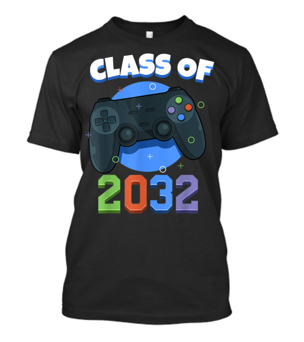 Class Of 2032 Funny Video Game Controller T-Shirt