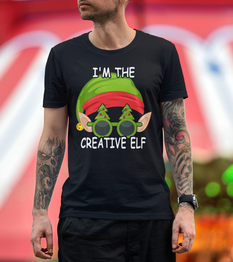 I'm The Creative Elf I'm The Creative Elf Matching Family Group T-Shirt