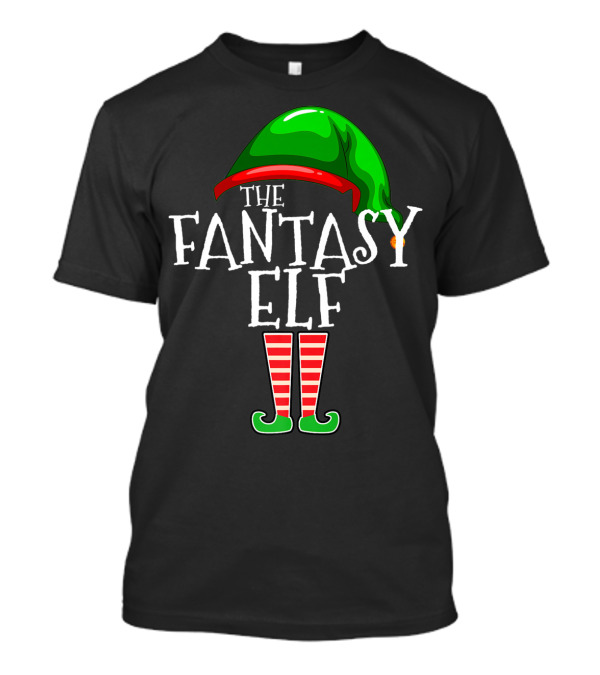 The Fantasy Elf Hat And Striped Legs T-Shirt