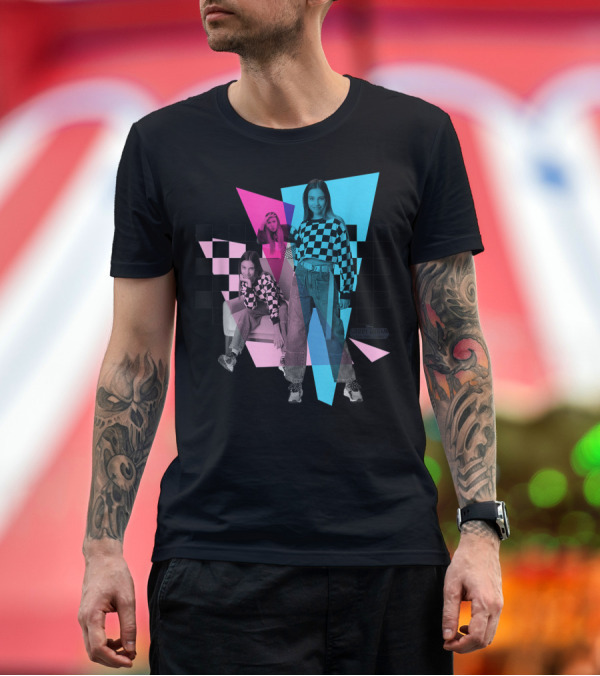 Premium T-Shirt: Disney Channel Gabby Duran The Unsittables Checkered T-Shirt Disney Channel Gabby Duran The Unsittables Checkered T-Shirt