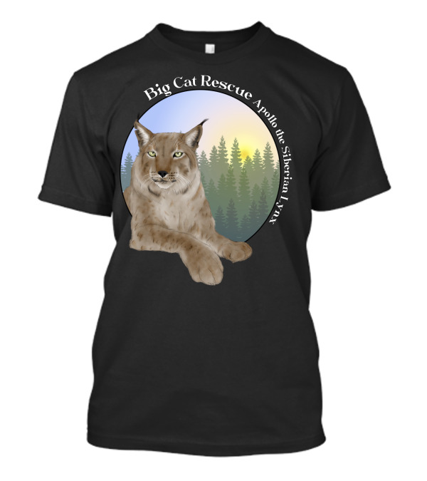 Big Cat Rescue Apollo The Siberian Lynx T-Shirt