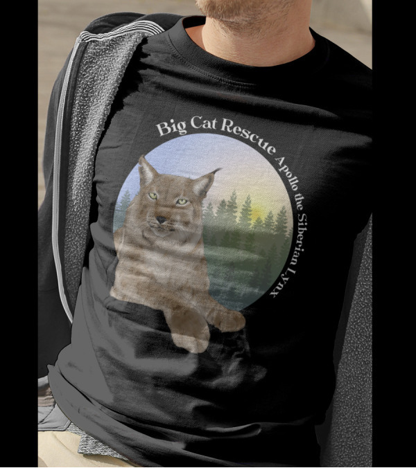 Big Cat Rescue Apollo The Siberian Lynx T-Shirt