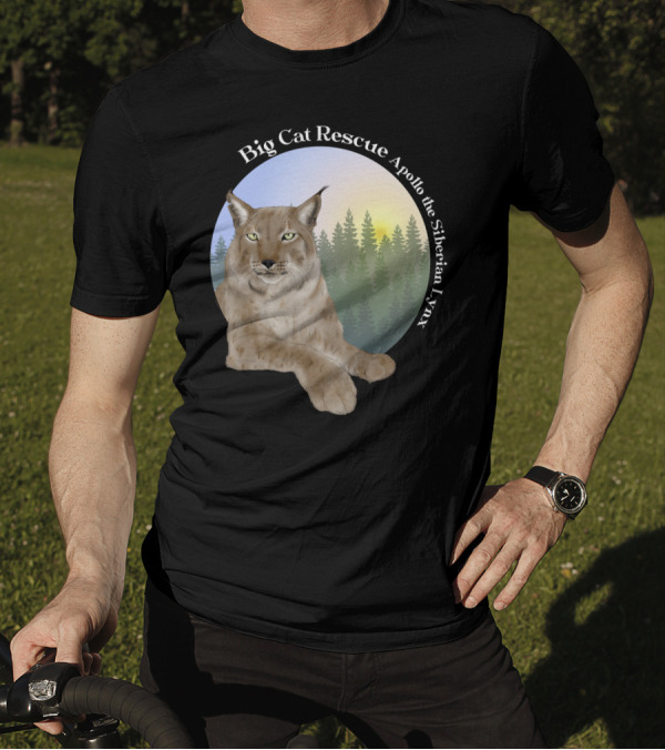 Big Cat Rescue Apollo The Siberian Lynx T-Shirt