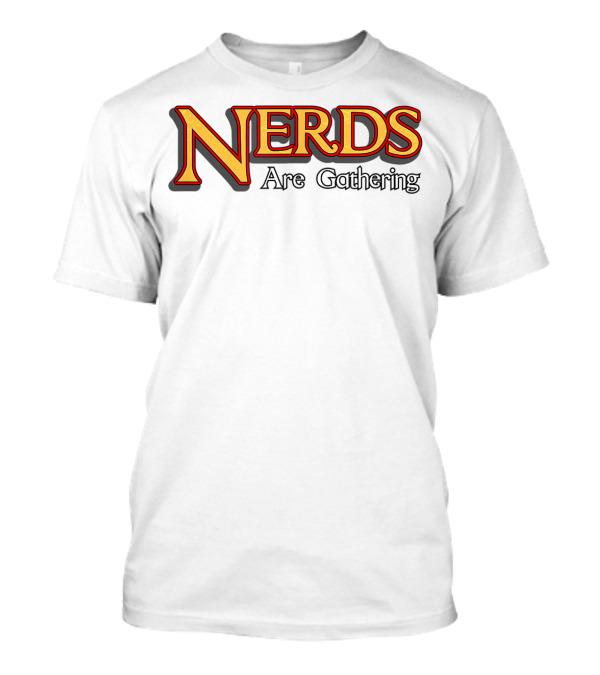 Nerds Are Gathering Magic Cards Nerds Geeks T-Shirt