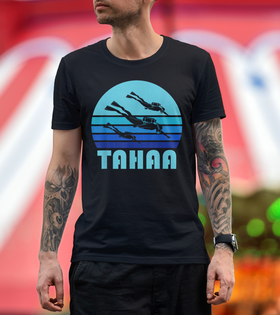 Tahaa Adventure Diver Fun Tahiti Diving T-Shirt