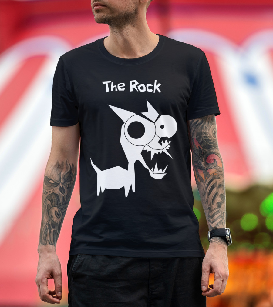 The Rock Cartoon Monster Character T-Shirt