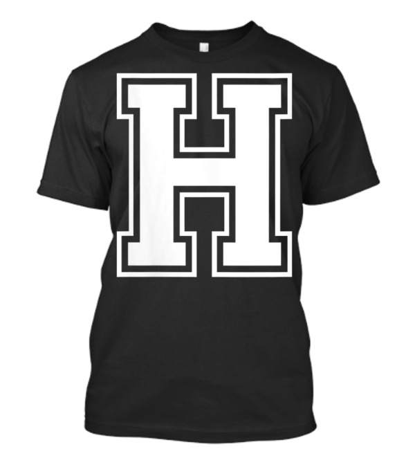 Letter H Initial Vintage T-Shirt
