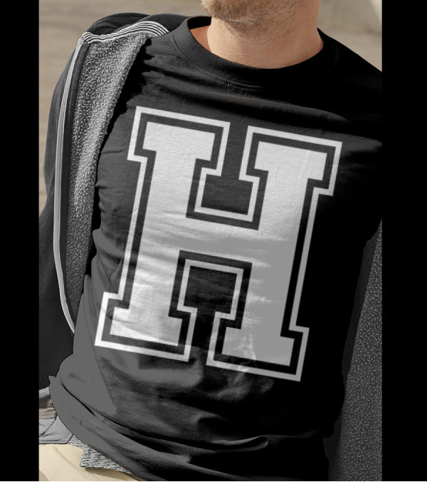 Letter H Initial Vintage T-Shirt