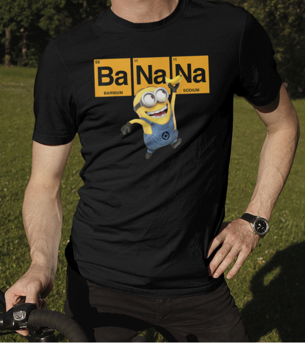 Despicable Me Minion Barnum Sodium Banana Chemistry Elements T-Shirt