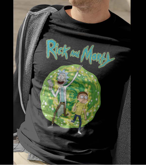 Rick And Morty Portal Adventure T-Shirt