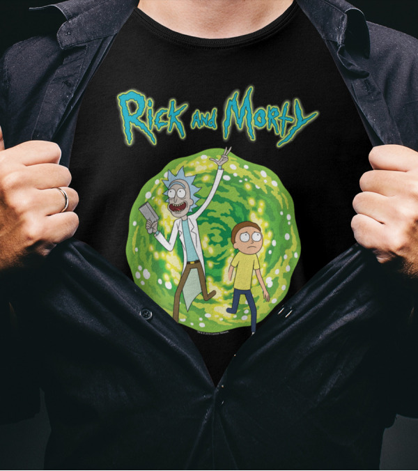 Rick And Morty Portal Adventure T-Shirt