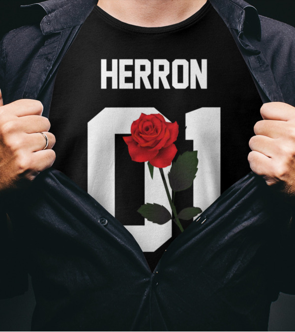 Why Merchandise 01 Herron Red Rose We Zach Herron T-Shirt