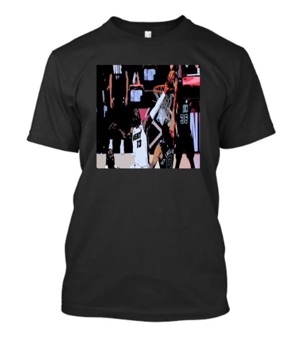 Bam Adebayo Blocks Jayson Tatum Dunk Miami Heat Vs Boston Celtics NBA Playoffs T-Shirt