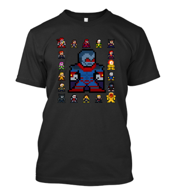 Age Of Apocalypse 8bit Pixel Sprites Iconic Characters T-Shirt