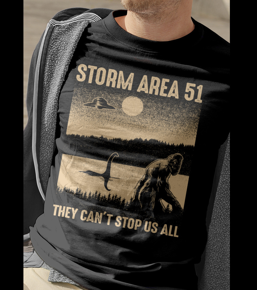 Storm Area 51 They Can't Stop US All T-Shirt