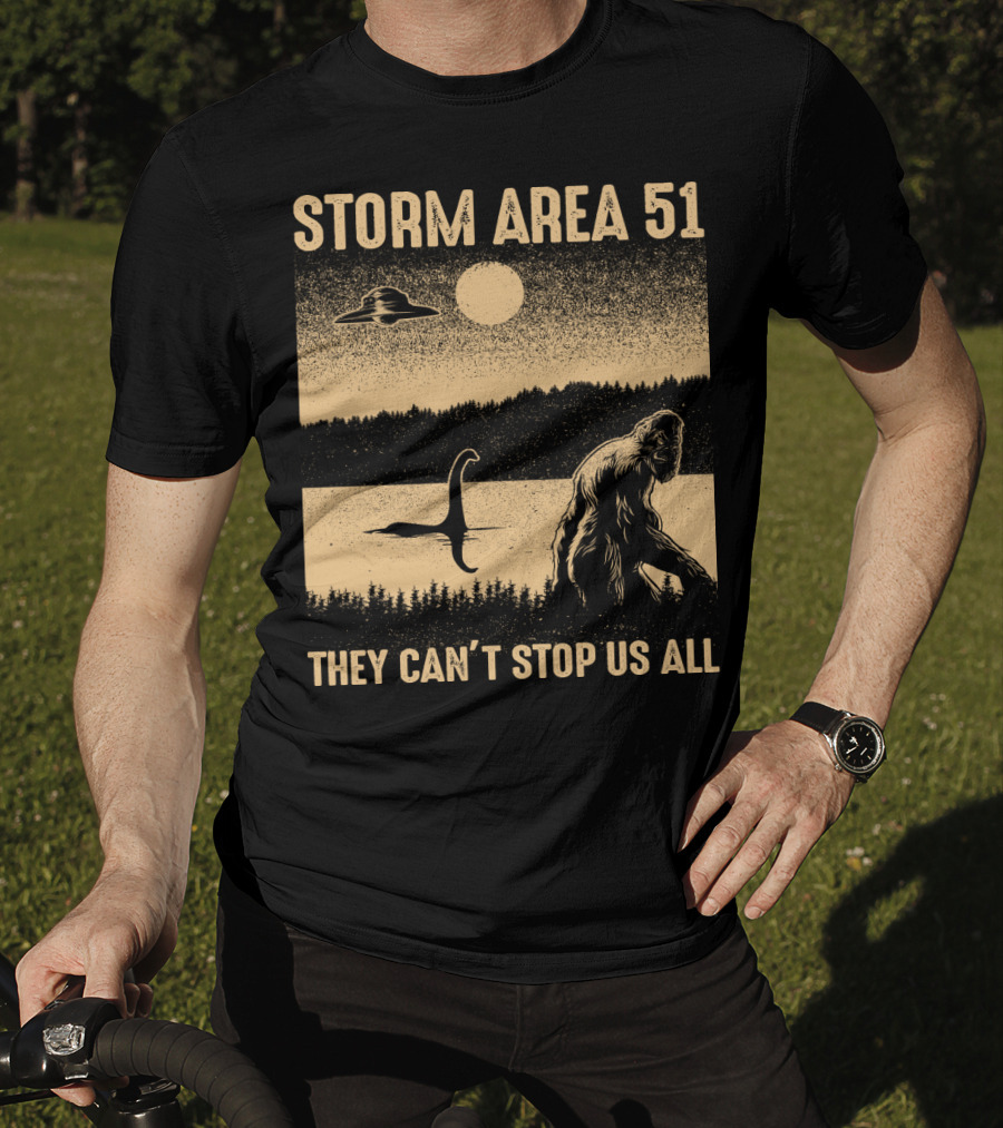 Storm Area 51 They Can't Stop US All T-Shirt
