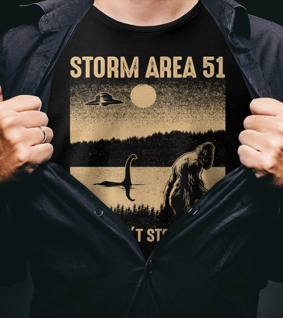 Storm Area 51 They Can't Stop US All T-Shirt