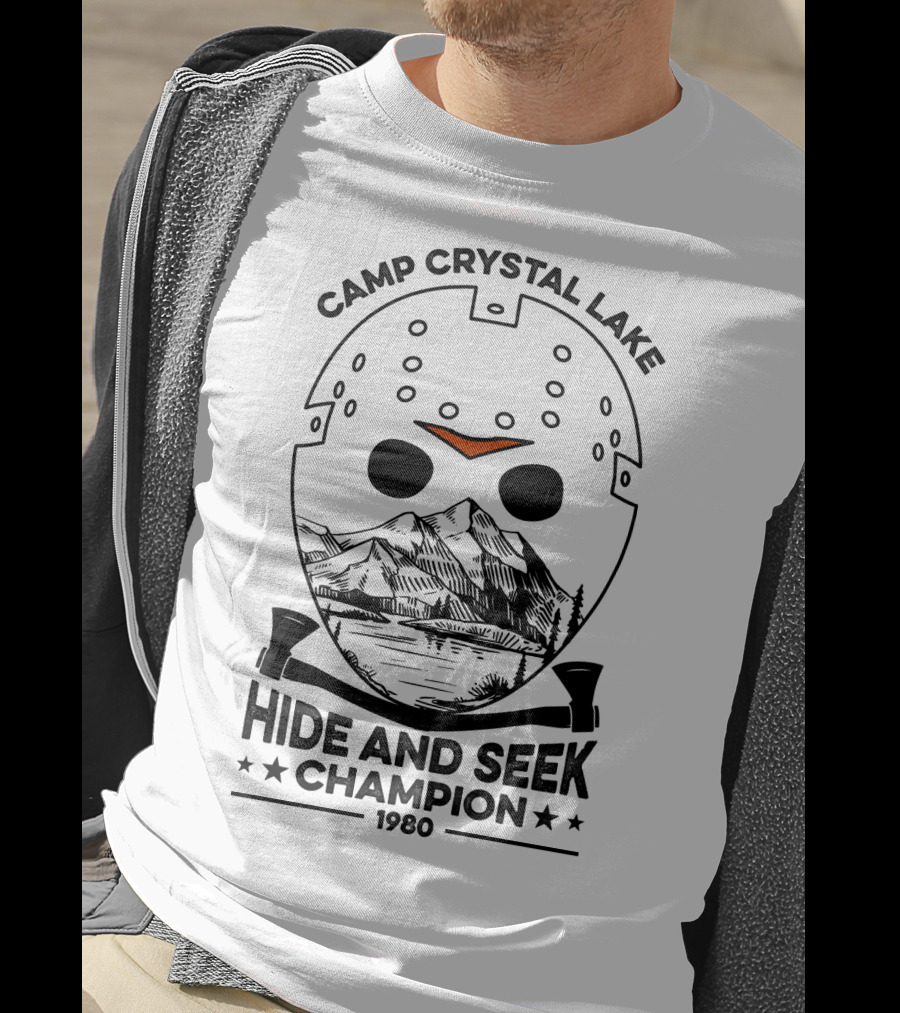 Camp Crystal Lake Hide And Seek Champion 1980 T-Shirt