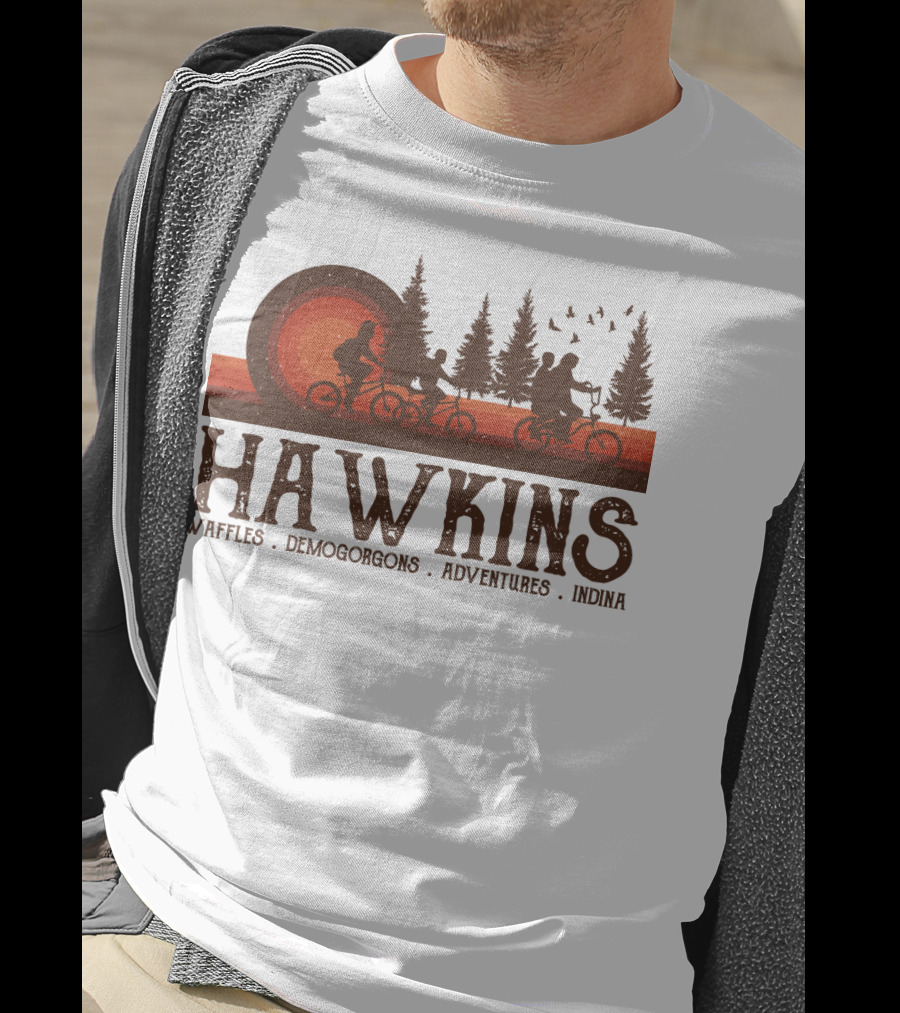 Hawkins Waffles Demogorgons Adventures Indina T-Shirt