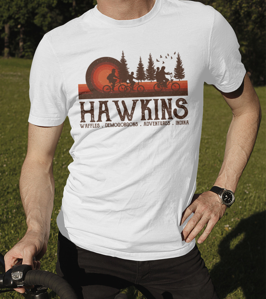 Hawkins Waffles Demogorgons Adventures Indina T-Shirt