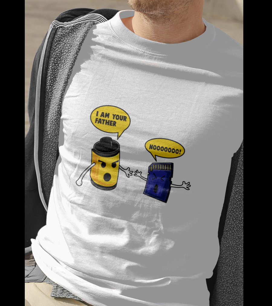 I Am Your Father Nooooooo Photography Film SD Card T-Shirt