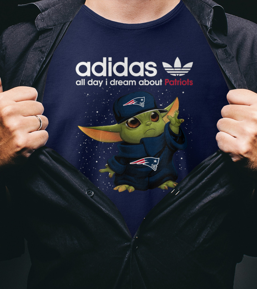 All Day I Dream About Patriots Yoda T-Shirt