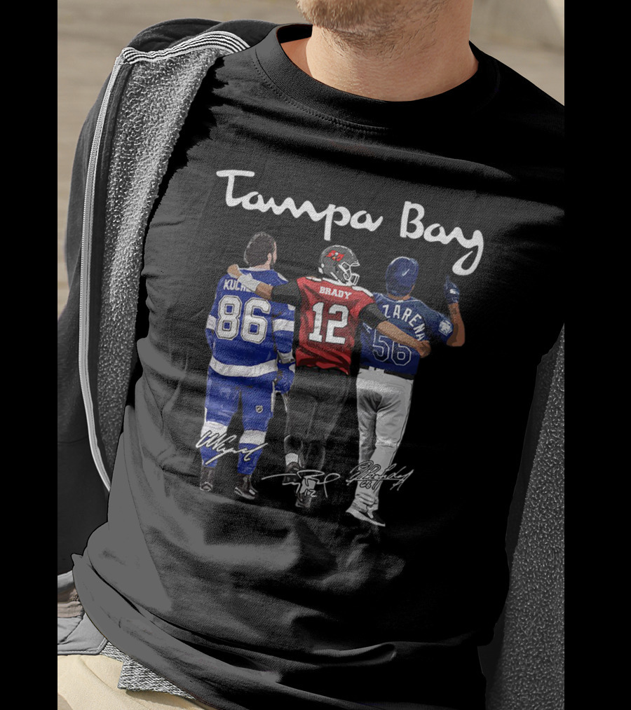 Tampa Bay Kucherov Brady Zaren 86 12 56 T-Shirt