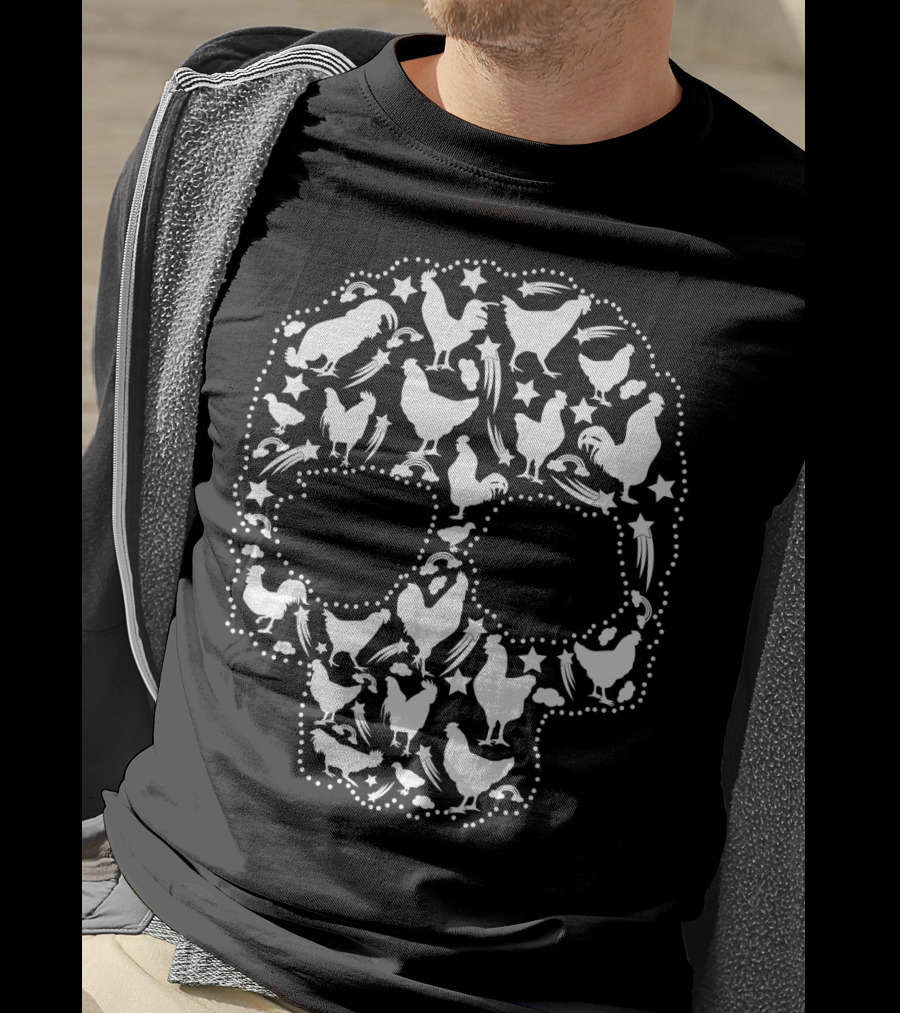 Chickens Skull T-Shirt