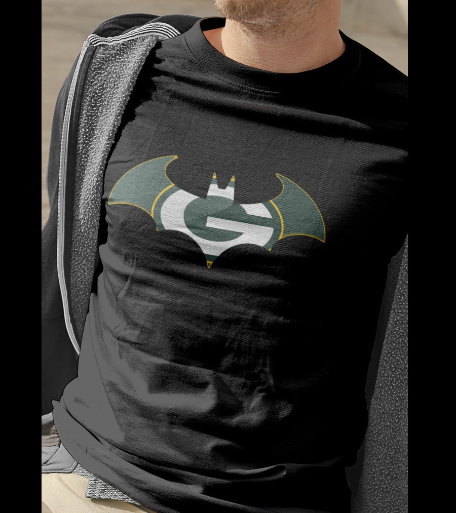 Green Bay Packers Batman T-Shirt