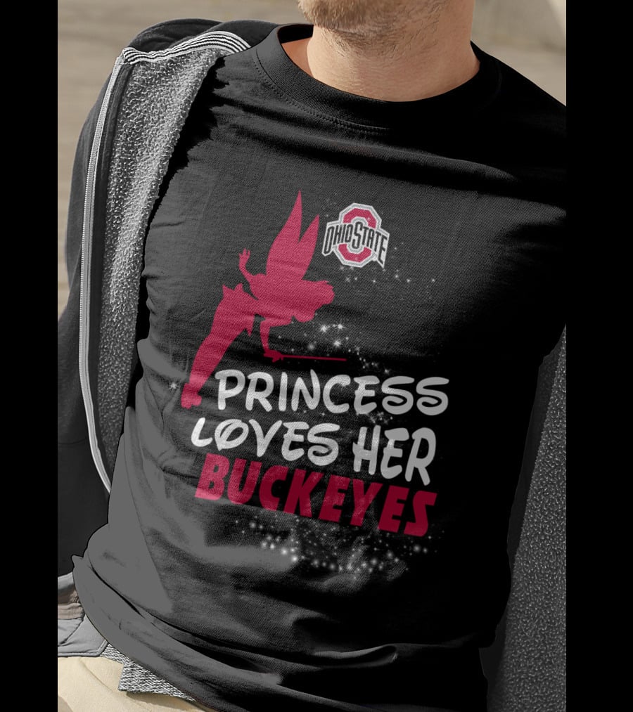 Ohio State Princess Loves Her Buckeyes T-Shirt