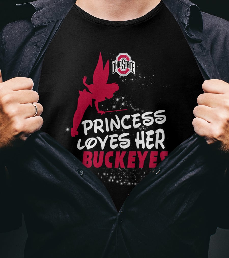 Ohio State Princess Loves Her Buckeyes T-Shirt