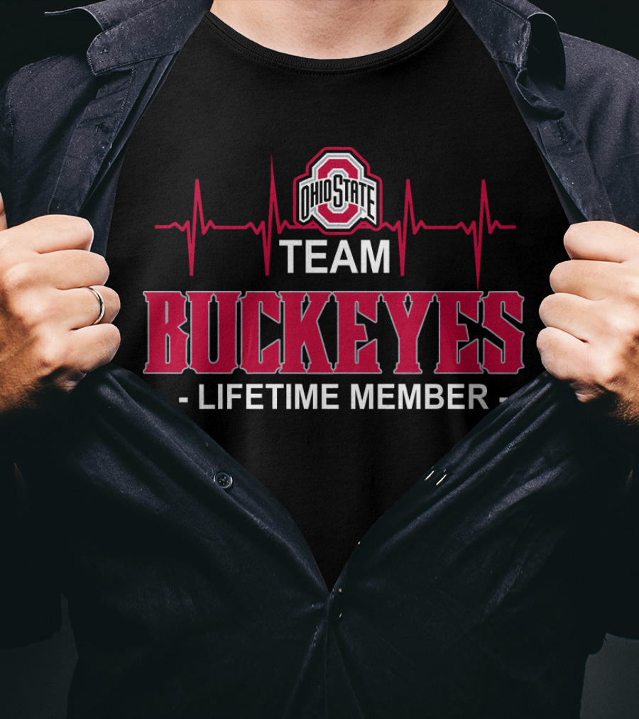 Ohio State Team Buckeyes Lifetime Member T-Shirt