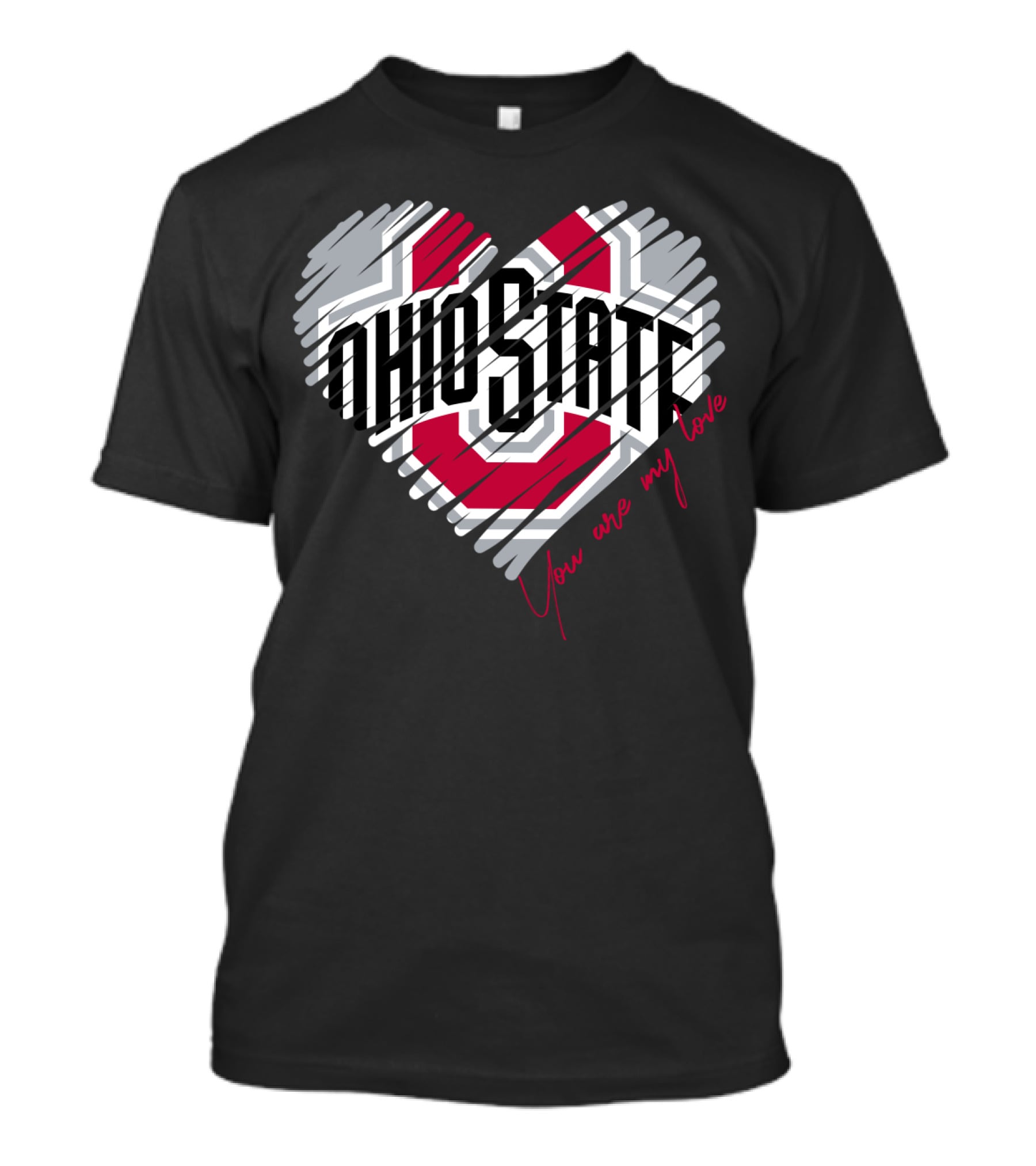 Ohio State Buckeyes You Are My Love Heart T-Shirt
