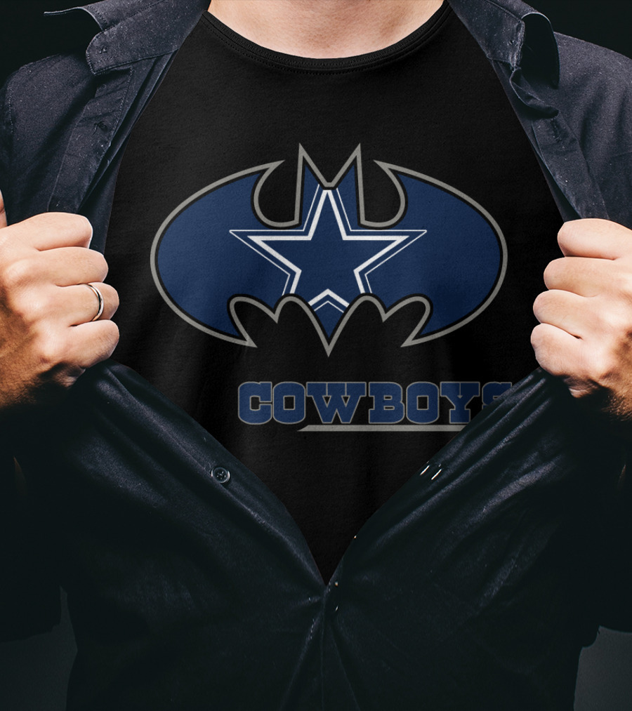 Cowboys Star Logo Batman Symbol T-Shirt