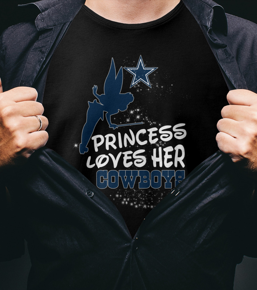 Princess Loves Her Dallas Cowboys Star T-Shirt