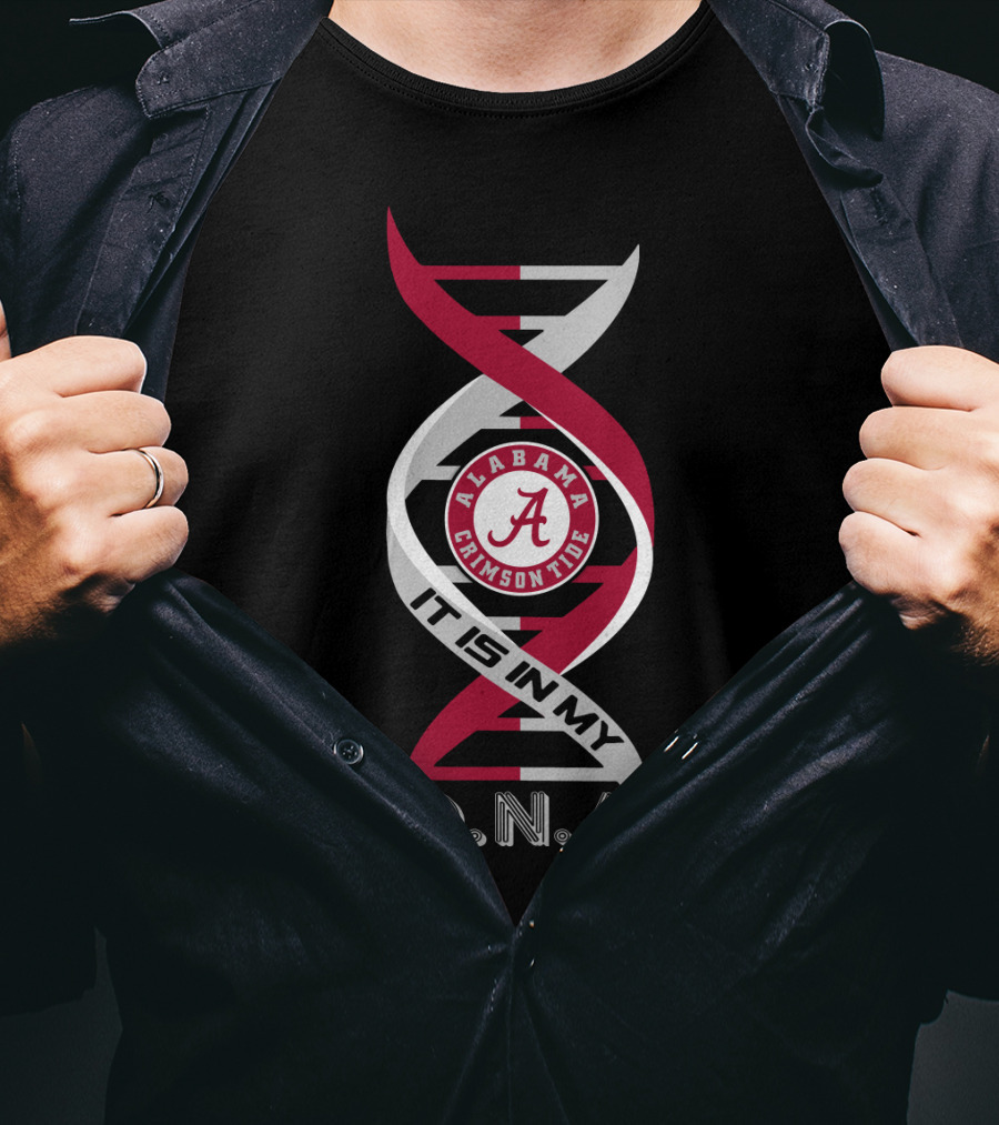 Alabama Crimson Tide It Is In My Dna T-Shirt