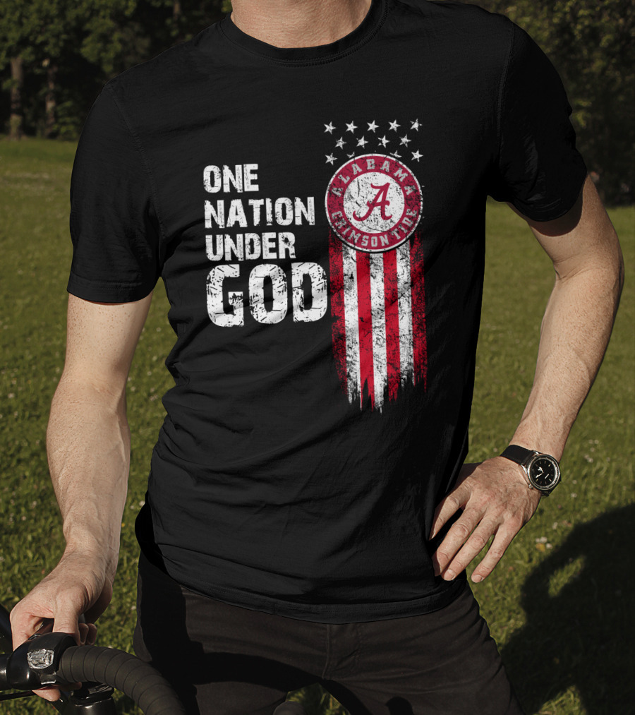Alabama Crimson Tide One Nation Under God T-Shirt