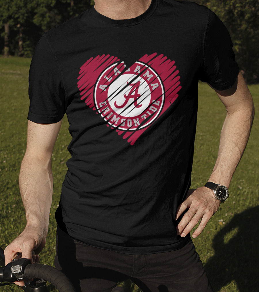 Alabama Crimson Tide Heart You Are My Love T-Shirt
