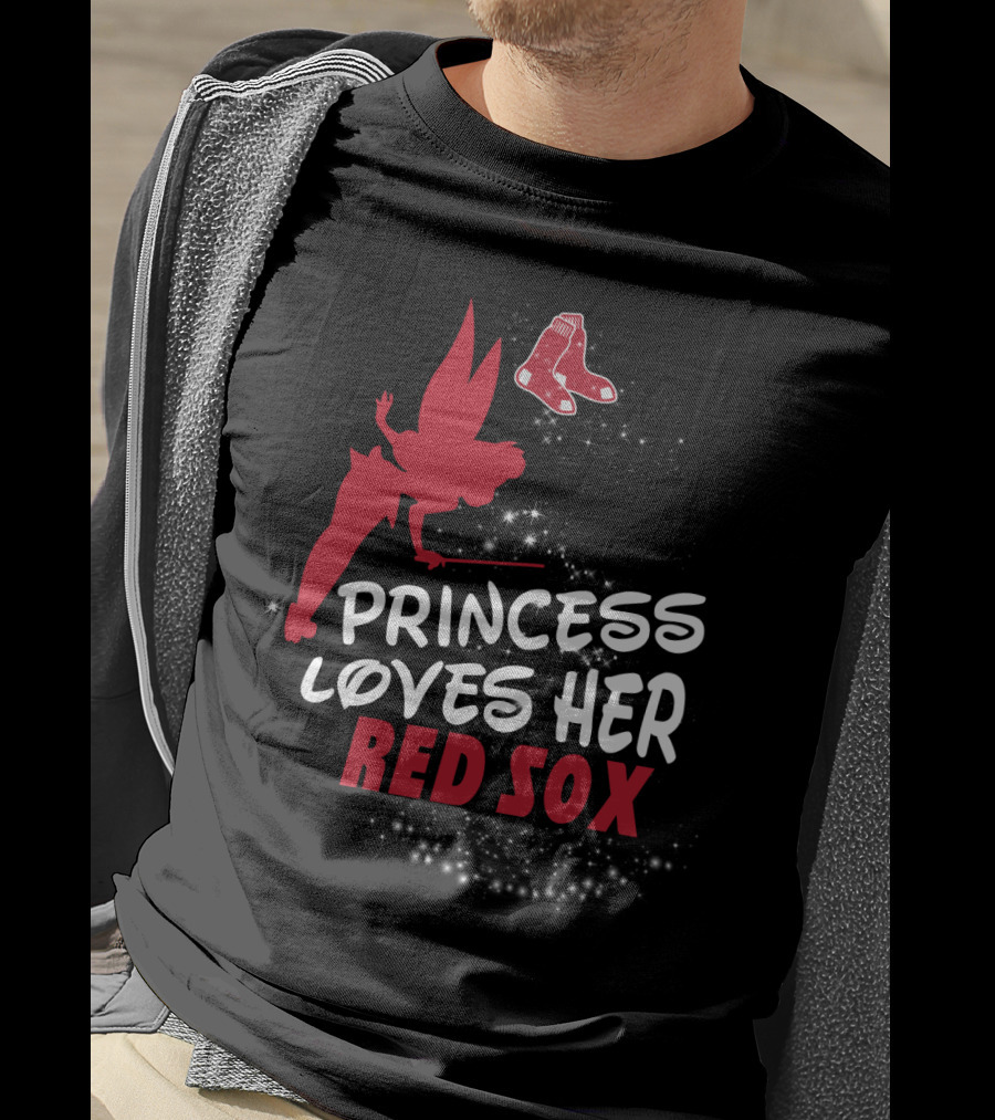 Princess Loves Her Red Sox T-Shirt