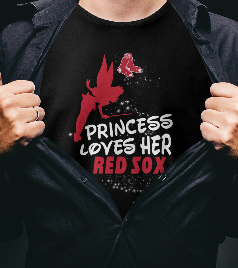 Princess Loves Her Red Sox T-Shirt